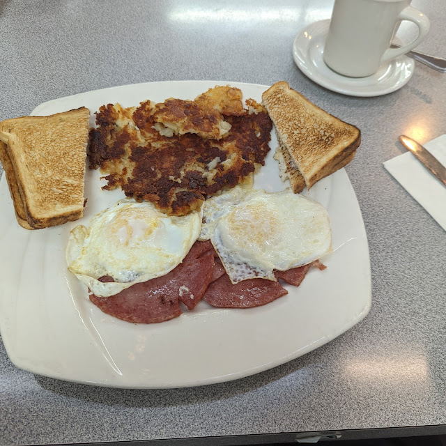 2 Eggs over Medium with Taylor Ham