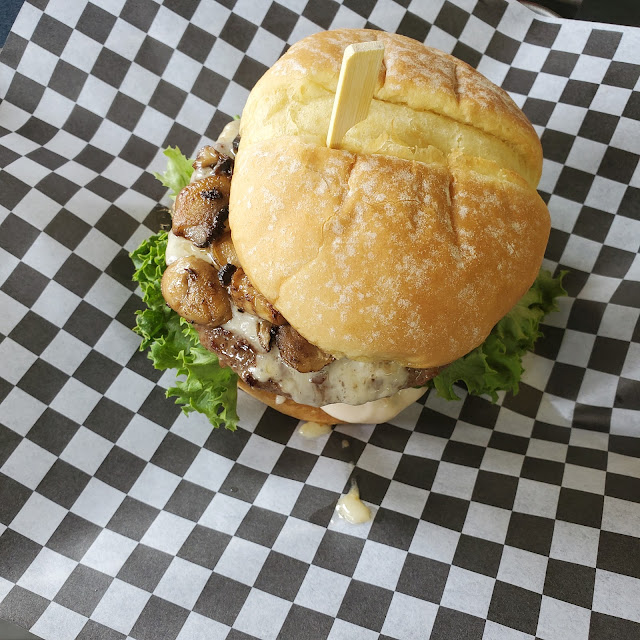 Mushroom Swiss Burger