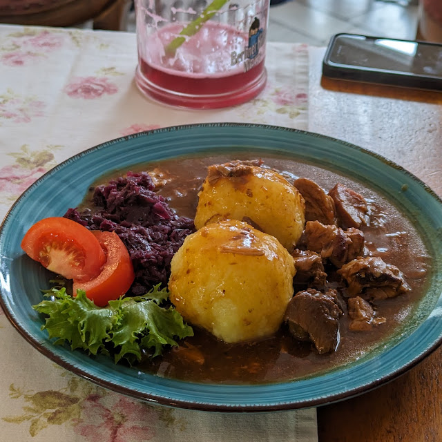 Goulash with Potato Dunplings