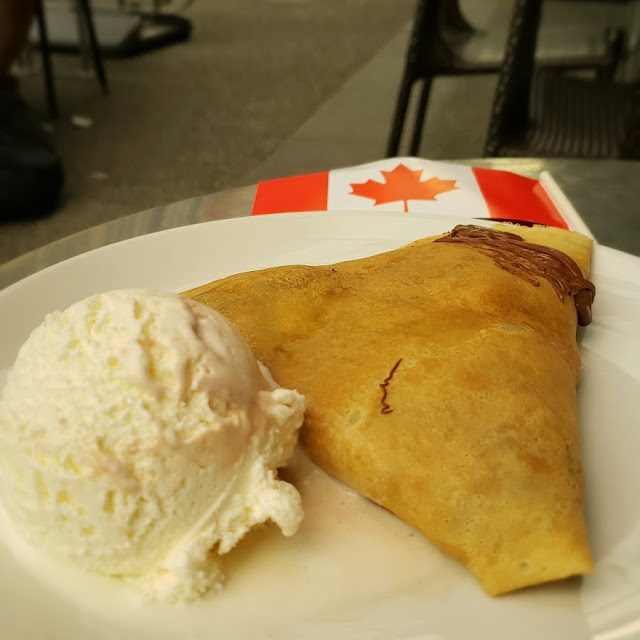 Strawberry Banana Nutella Crepe