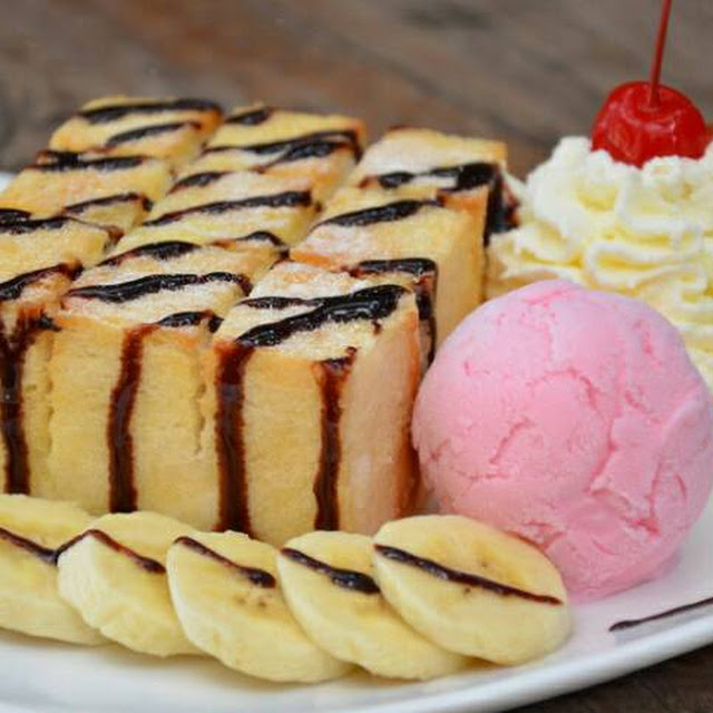 Banana Choco Honey Toast