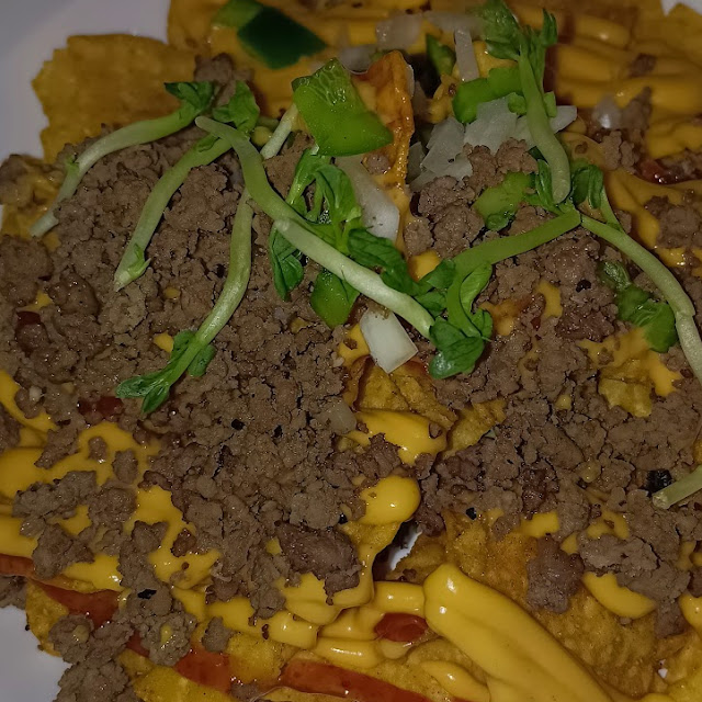 Nachos Cheese with Minced Beef