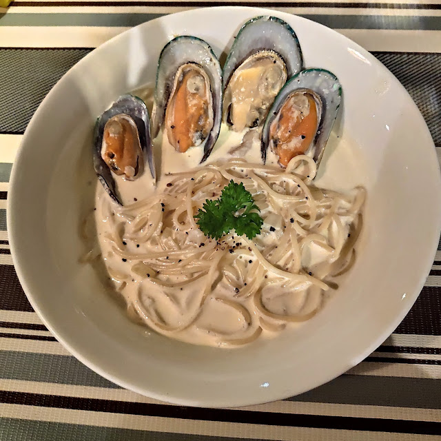Carbonara NZ Mussels