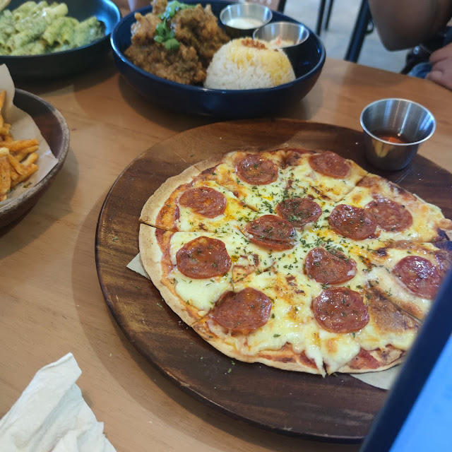 Peperroni Pizza with Hot Honey Drizzle
