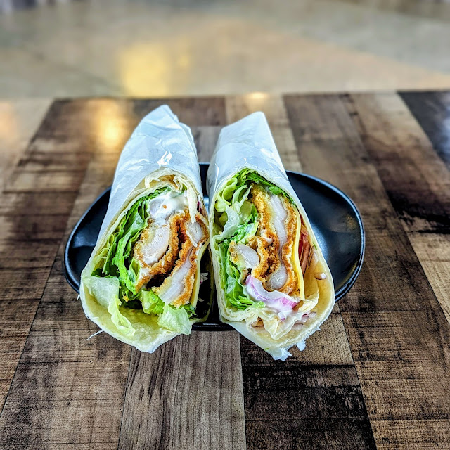 Chicken Schnitzel Wrap