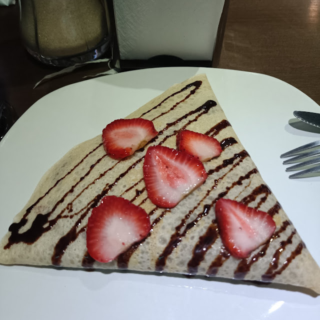 Crepa de Fresa Con Nutela