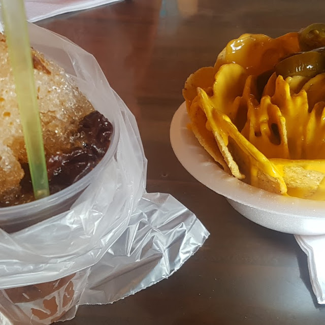 Nachos Y Raspado de Ciruela