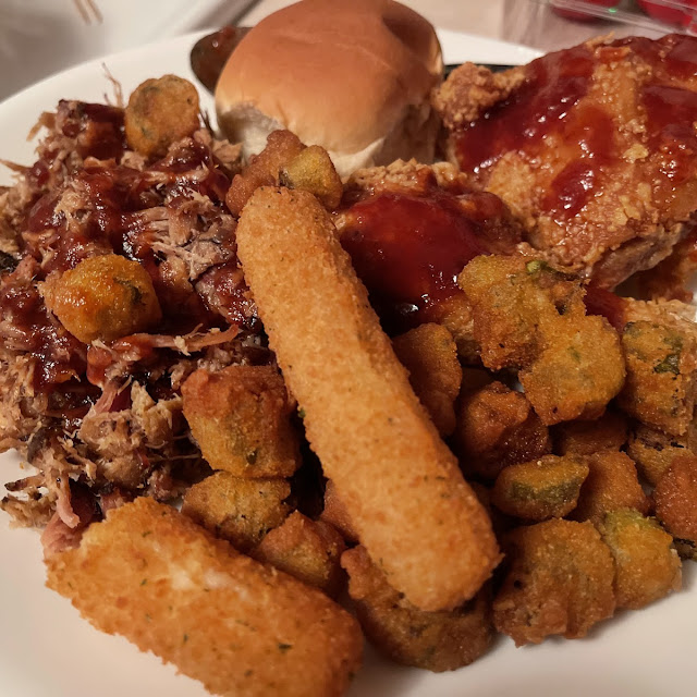 Pulled Pork Mozzarella Sticks Roll Fried Chicken