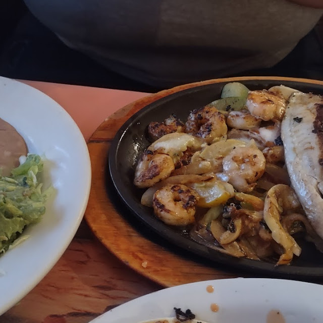 Tilapia and Shrimp Fajitas