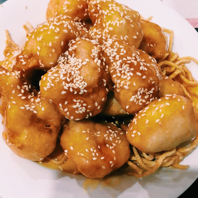 Honey King Prawns