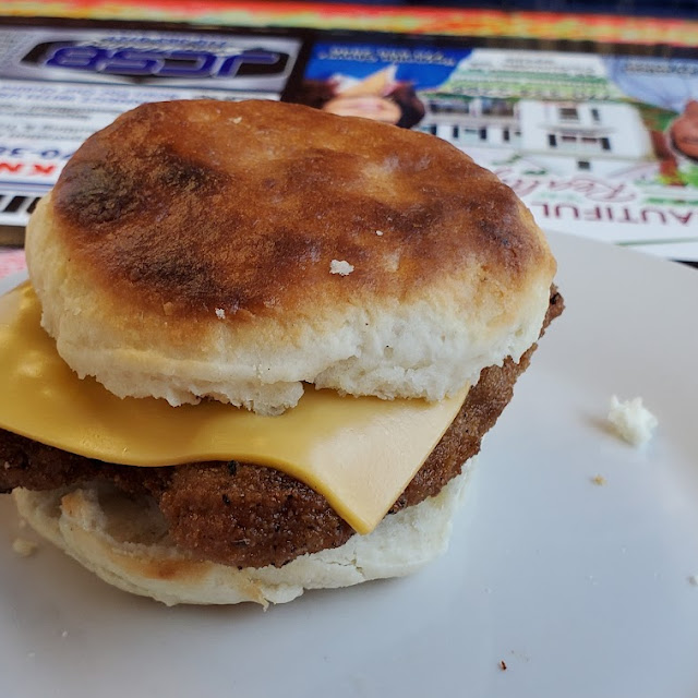 Steak and Cheese Biscuit
