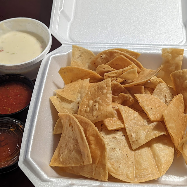 Homemade Chips Queso Blanco and Salsa