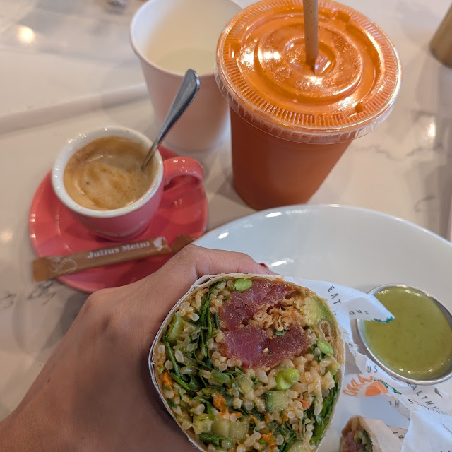 Poke Ahi Tuna Wrap