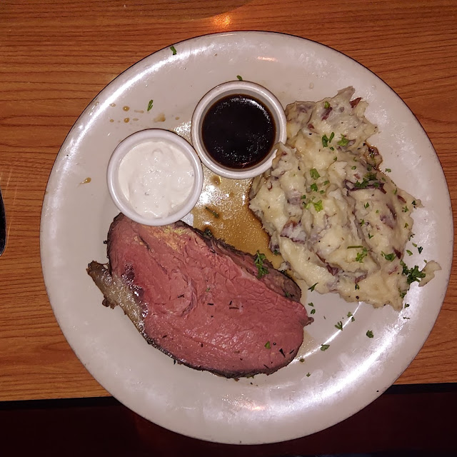 Prime Rib with Bacon Macaroni and Cheese