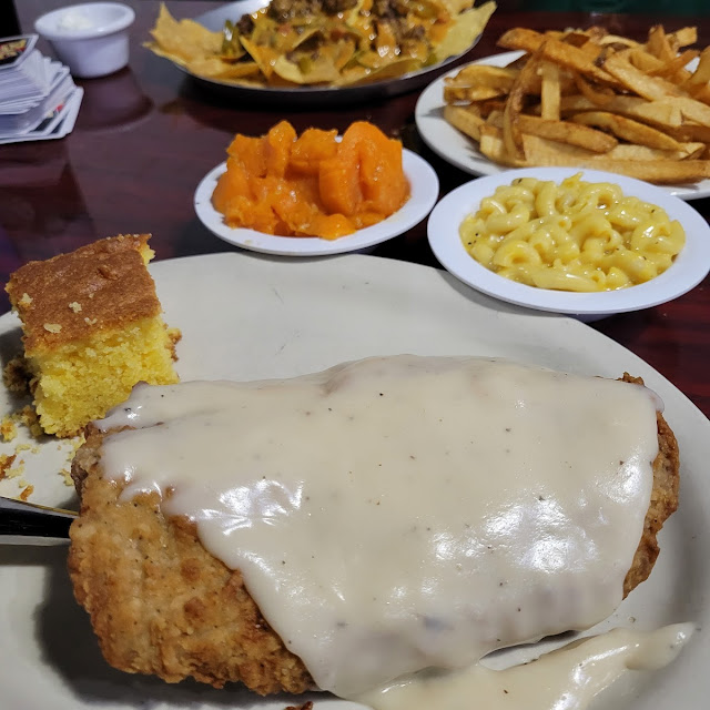 Country Fried Steak with Your Choice of White or Brown Gravy