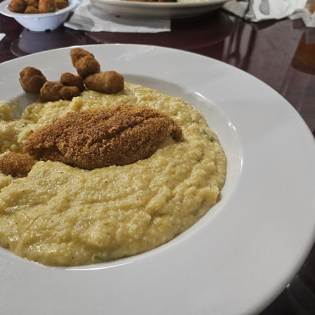 Catfish and Cheesy Grits