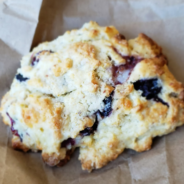 Blueberry White Chocolate Scone