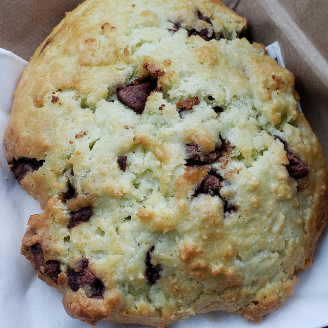 Pistachio Chocolate Chip Scone