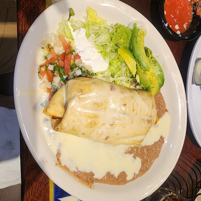 Shrimp Chimichanga Dinner