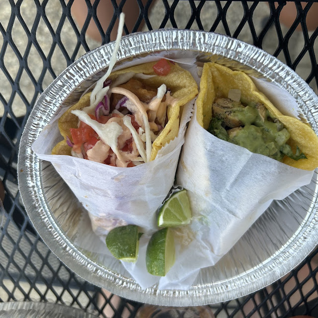 Chicken Taco and Fish Taco