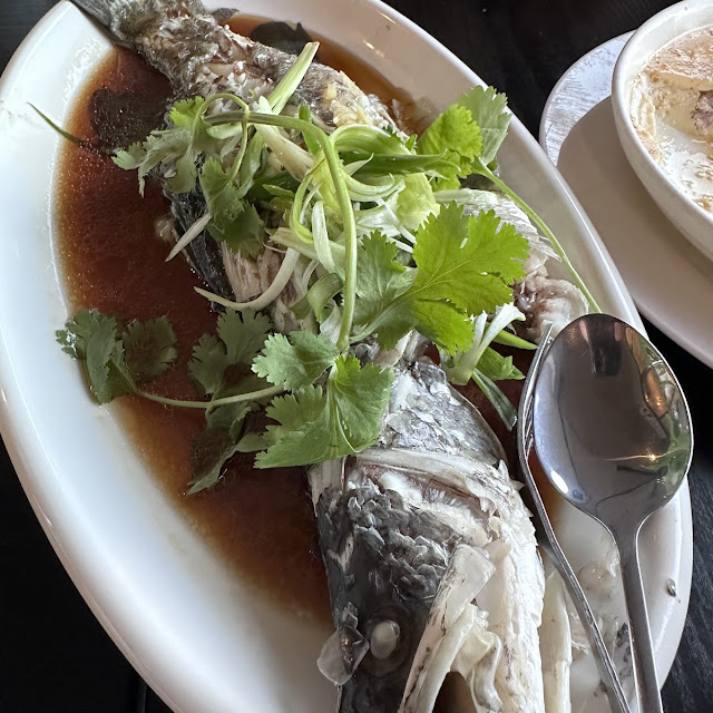 Braised Live Barramudi Inhot Chilli Sauce
