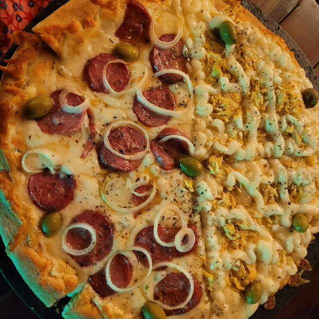 Pizza Calabresa E Frango