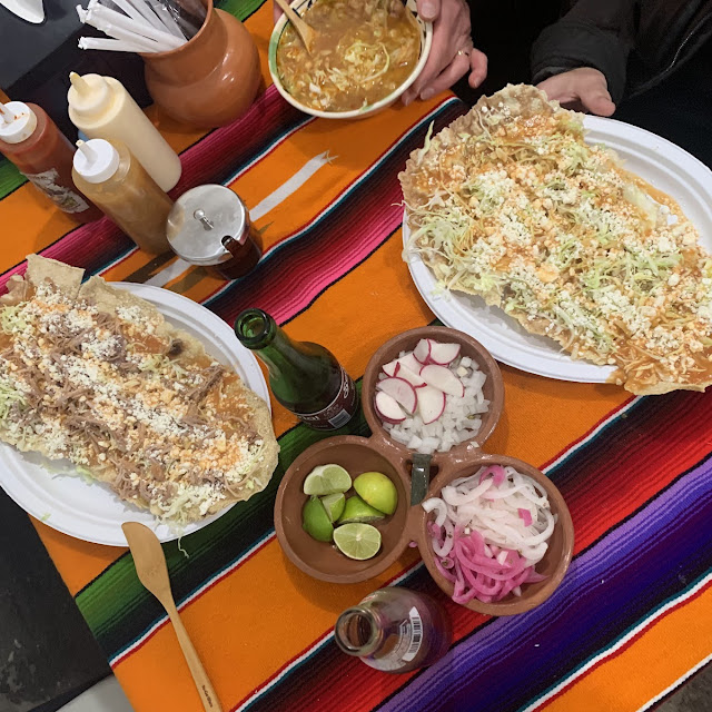 Tostada Raspada De Carne