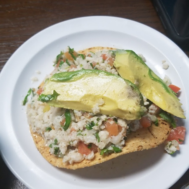 Tostada De Ceviche