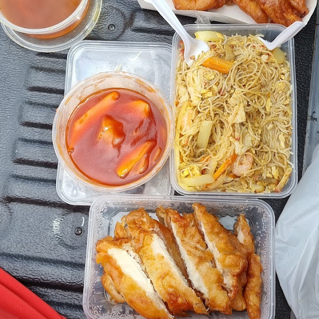 Lemon Chicken Singapore Noodles Sweet Sour Chicken