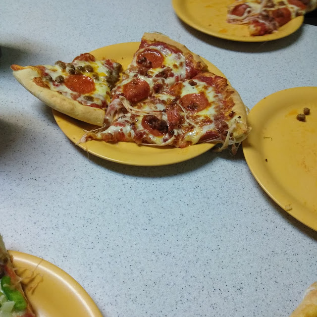 Sausage and Pepperoni Pizza