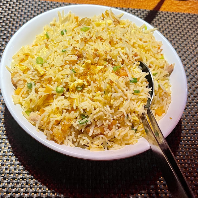 Beef Fried Rice and Chili Beef