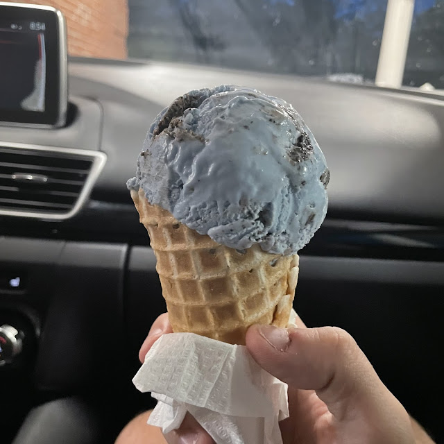 Cookie Monster Waffle Cone