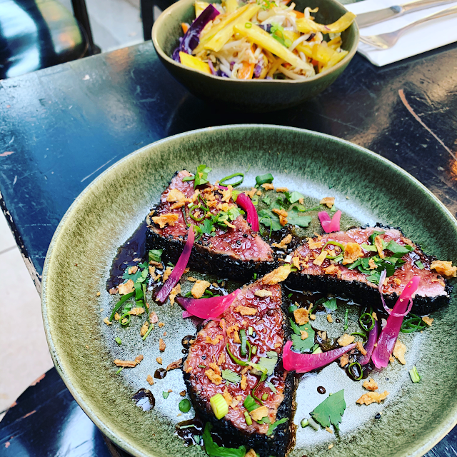 Tataki de Boeuf Et Legumes