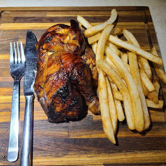 Half Chicken and Chips