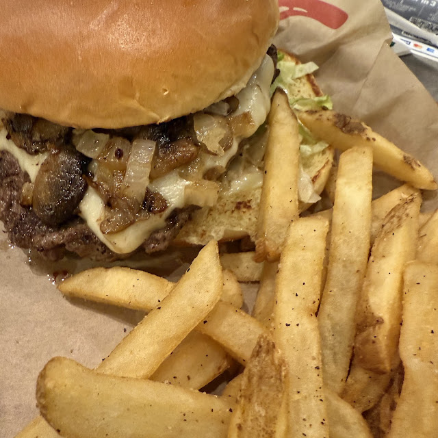 Mushroom Swiss Burger