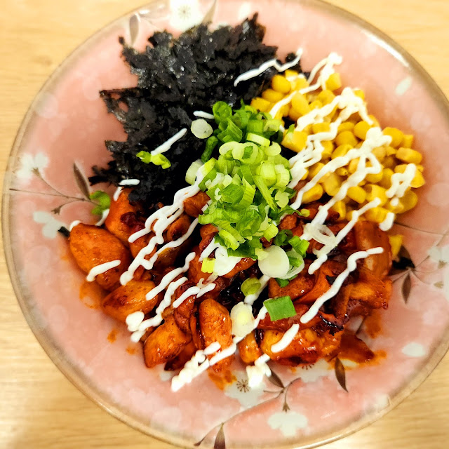 Spicy Buldak Chicken Rice