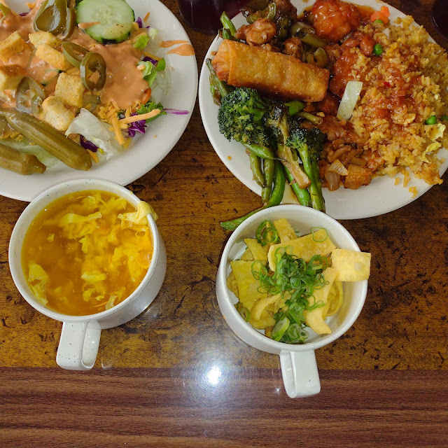 Egg Drop Soup and Salad Combo