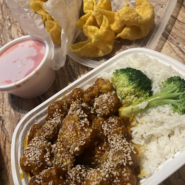 Sesame Chicken Combo Plate