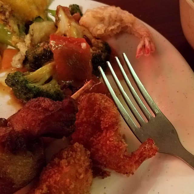 Buffet Chicken Sticks Broccoli Beef Fried Shrimp