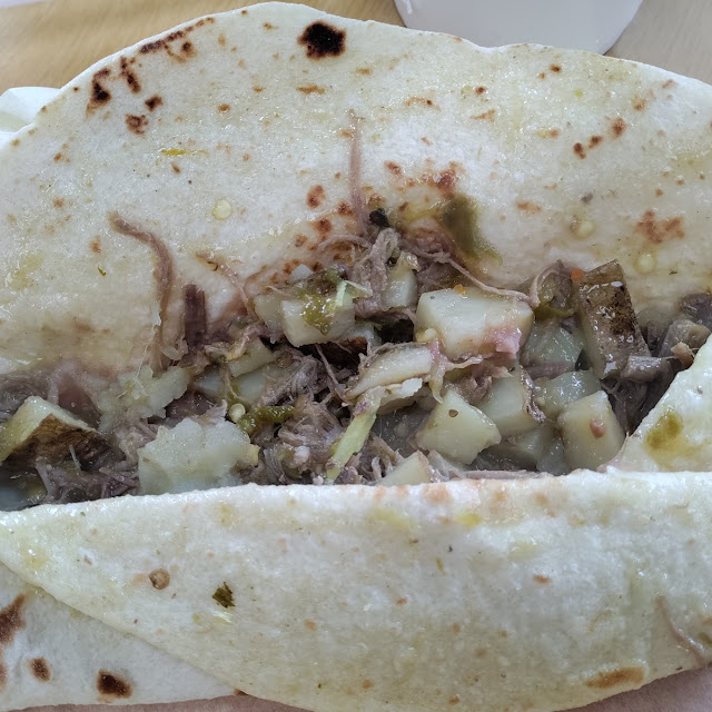 Green Chili Beef Burrito