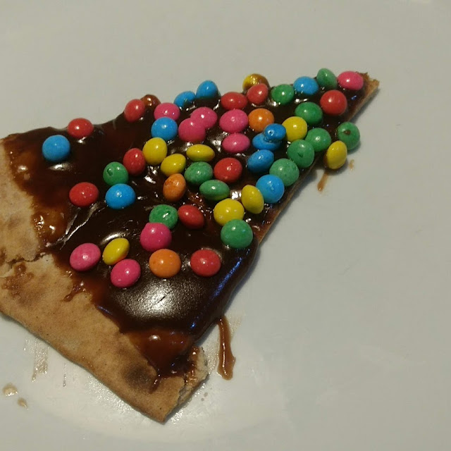 Pizza de M&M