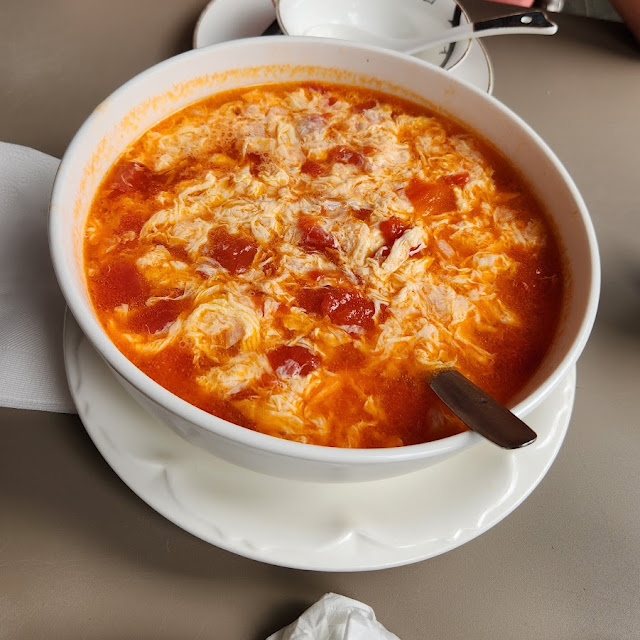gluten tomato and eggs soup 番茄蛋花疙瘩汤