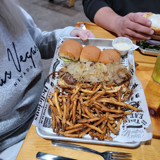 Sliders and Fresh Cut Fries
