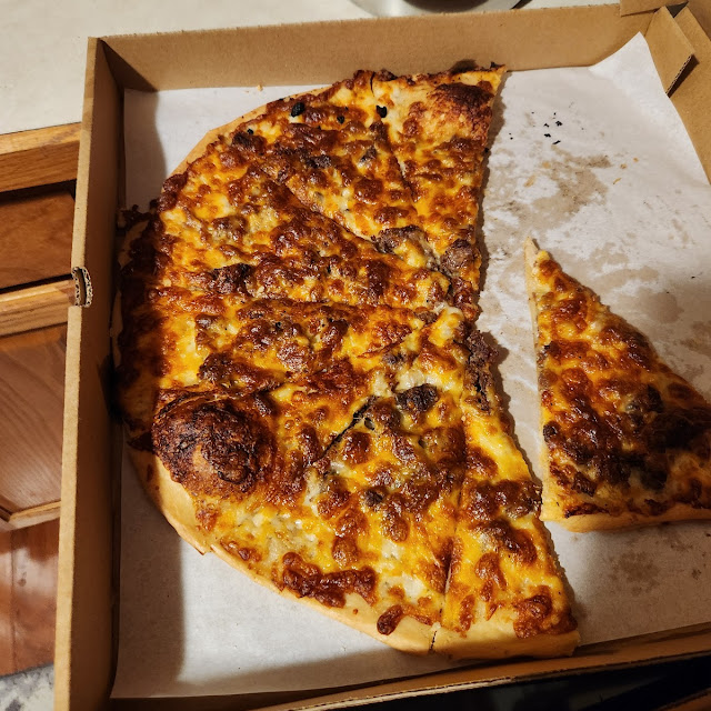 Supposed to Be Philly Steak Pizza