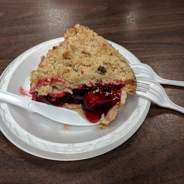Cherry Crumb Pie