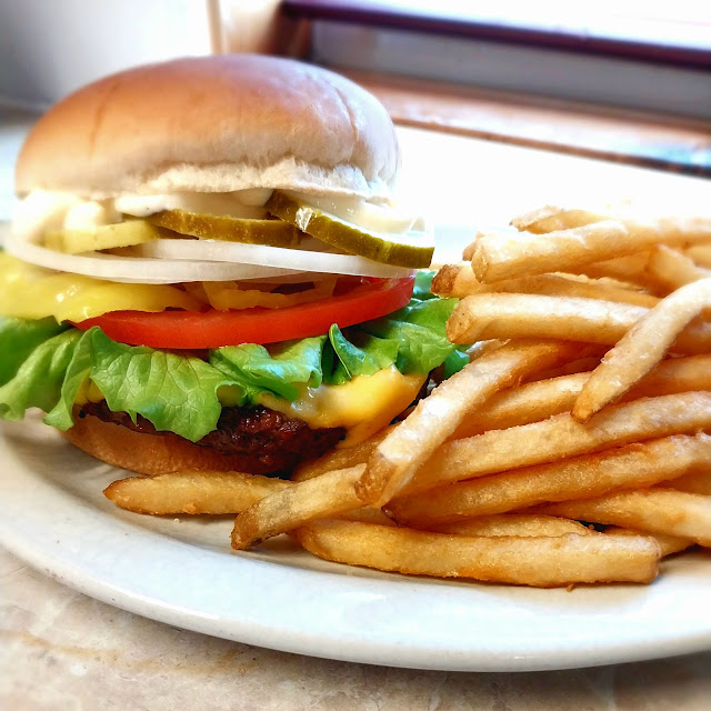 Deluxe Cheeseburger with Fries