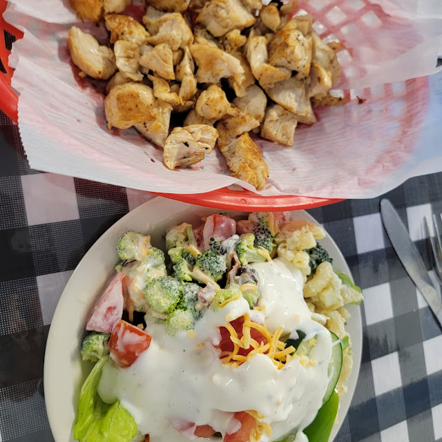 Grilled Chicken Salad Bar Single Trip