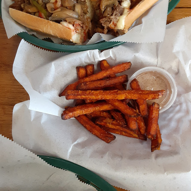 Sweet Potato Fries with Cinnamon Dipping Sauce