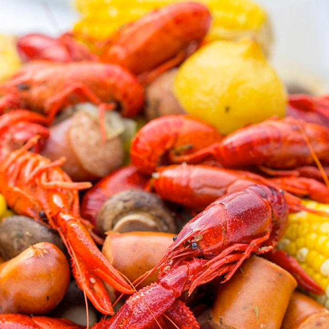 Boiled Crawfish by the Pound