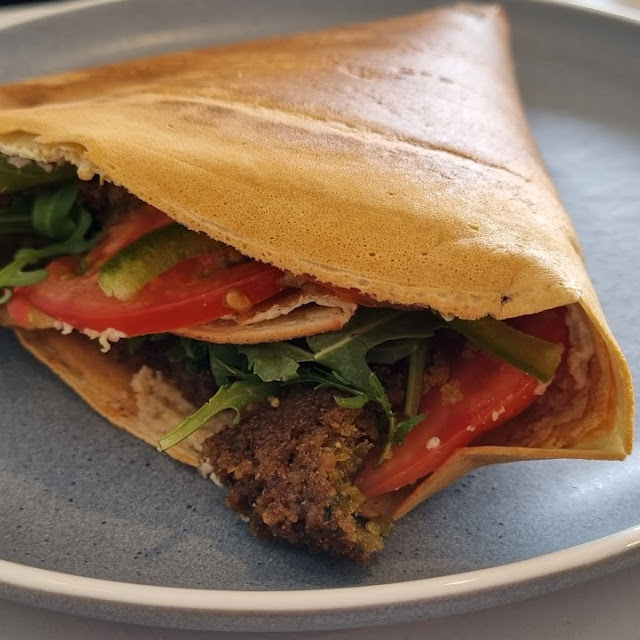 Vegan Falafel Crepe